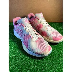 K Swiss Hypercourt Express 2 LE Women's Tennis Shoe 96964-946 White/Pink Size 10